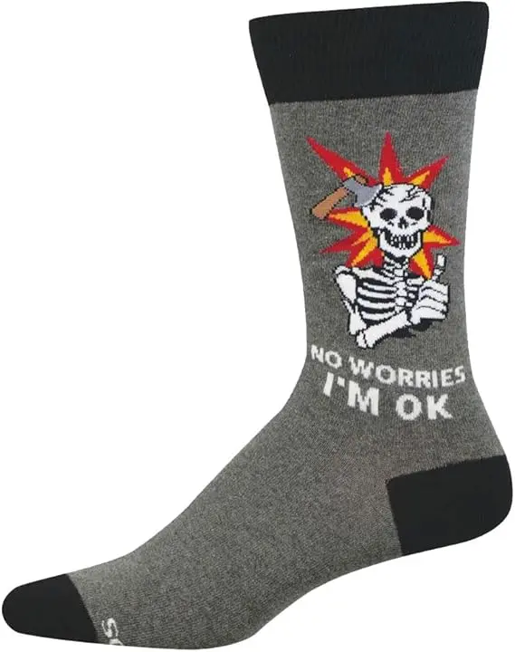 I'M Ok Heather Socks (40-46)