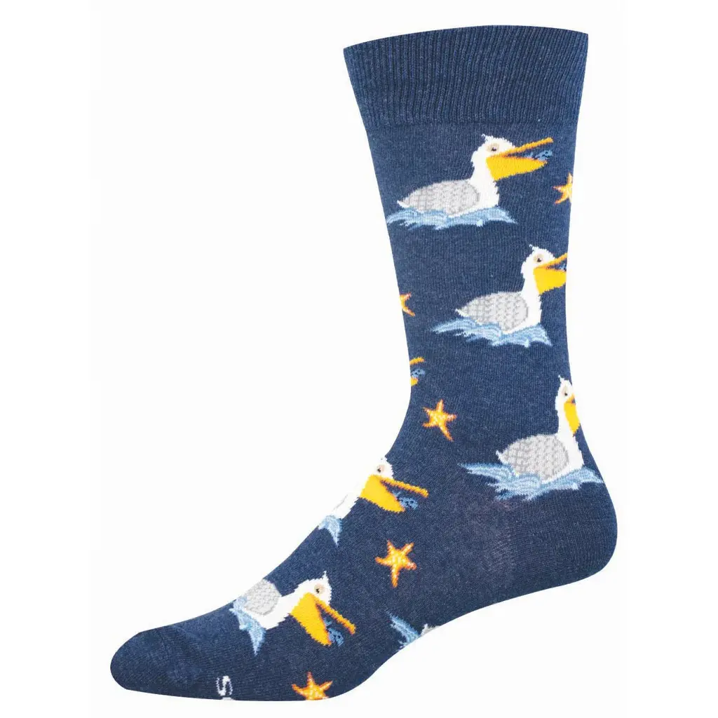 Winging It Navy Socks (40-46)