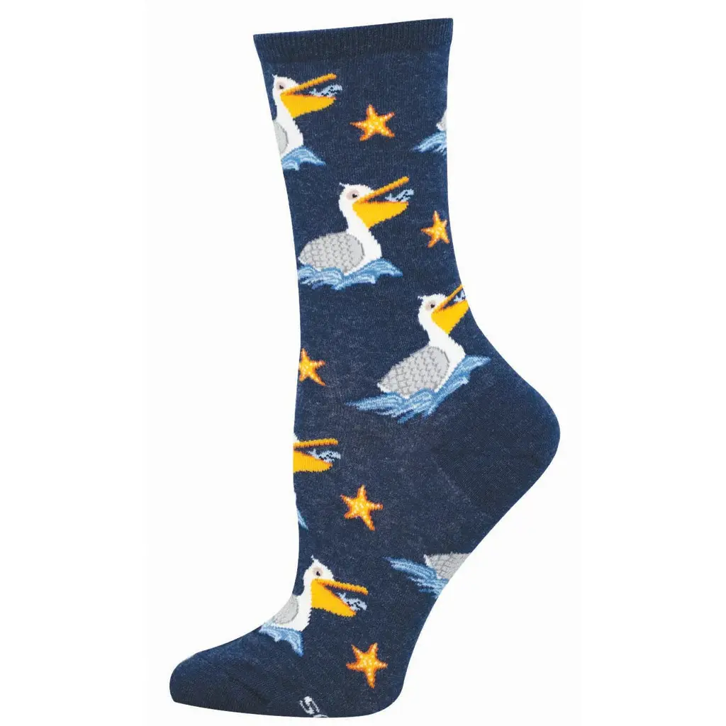 Winging It Navy Socks (35-42)