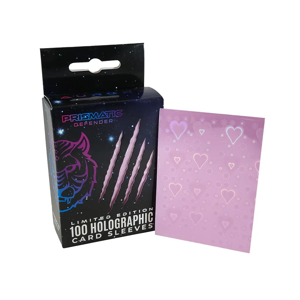 Aurora Holographic (Limited Edition) Pulsar (Hearts) Standard Size Sleeves
