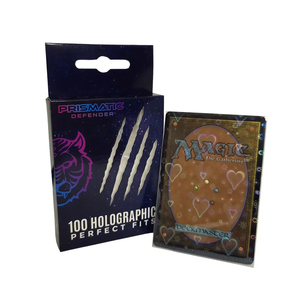 Pulsar Holographic Hearts Standard Size Perfect Fit Sleeves