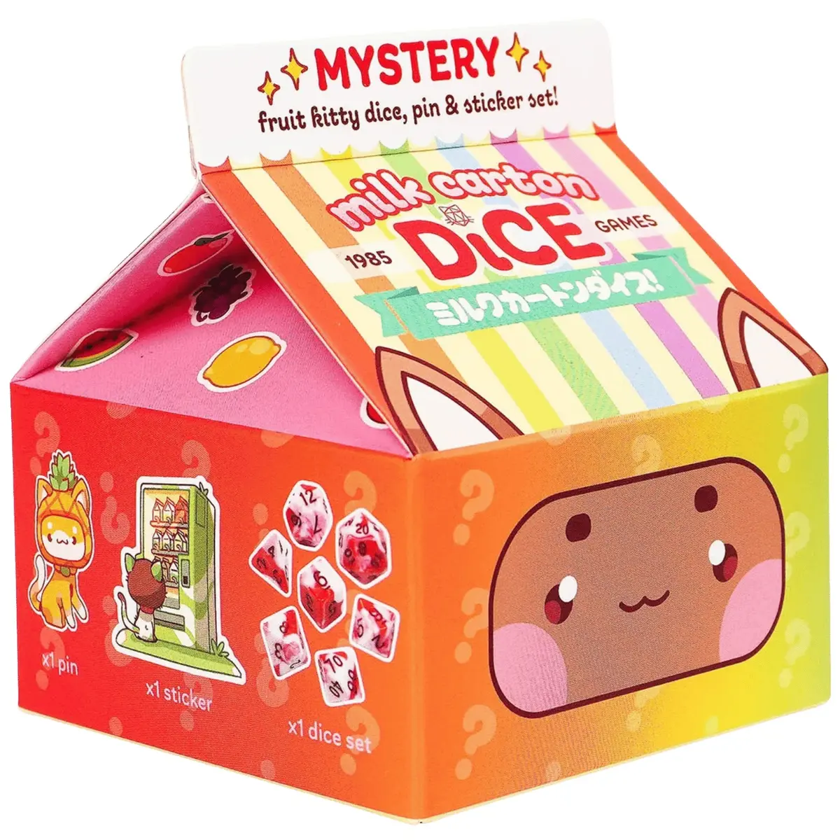 Milk Carton Mystery Dice Set