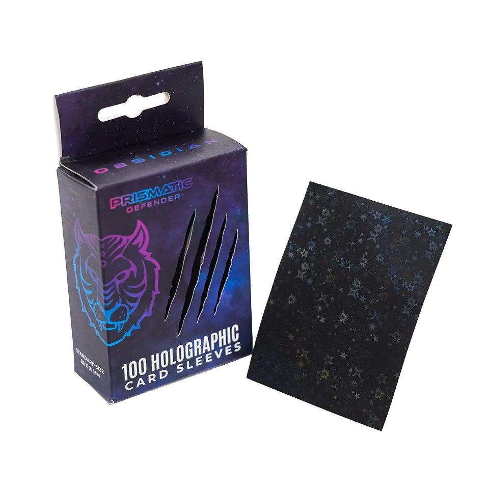 Obsidian Holographic Starfield (Stars) Standard Size Sleeves