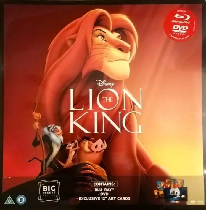 The Lion King Big Sleeve Edition Blu-Ray