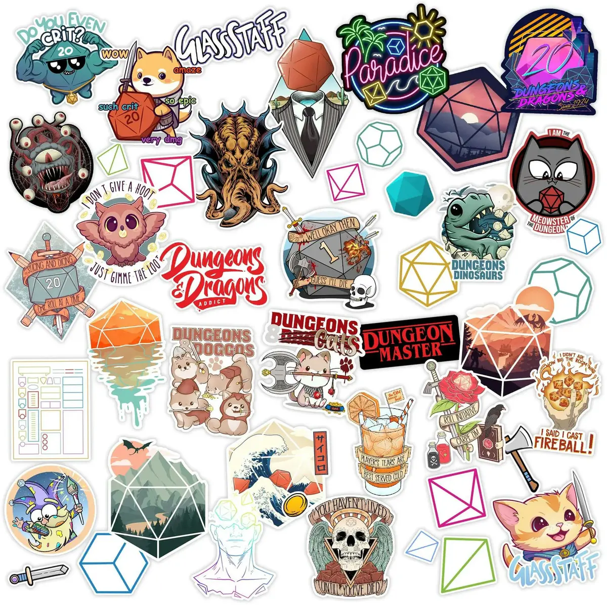 Glassstaff StickerBomb Pack (40)