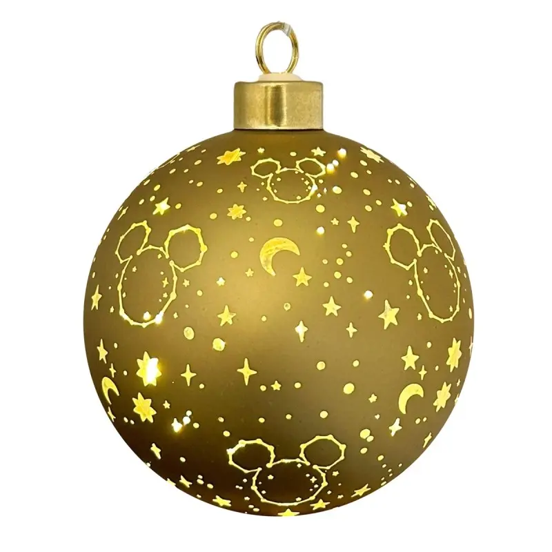 Mickey Mouse Stars Lighted Bauble 10 cm