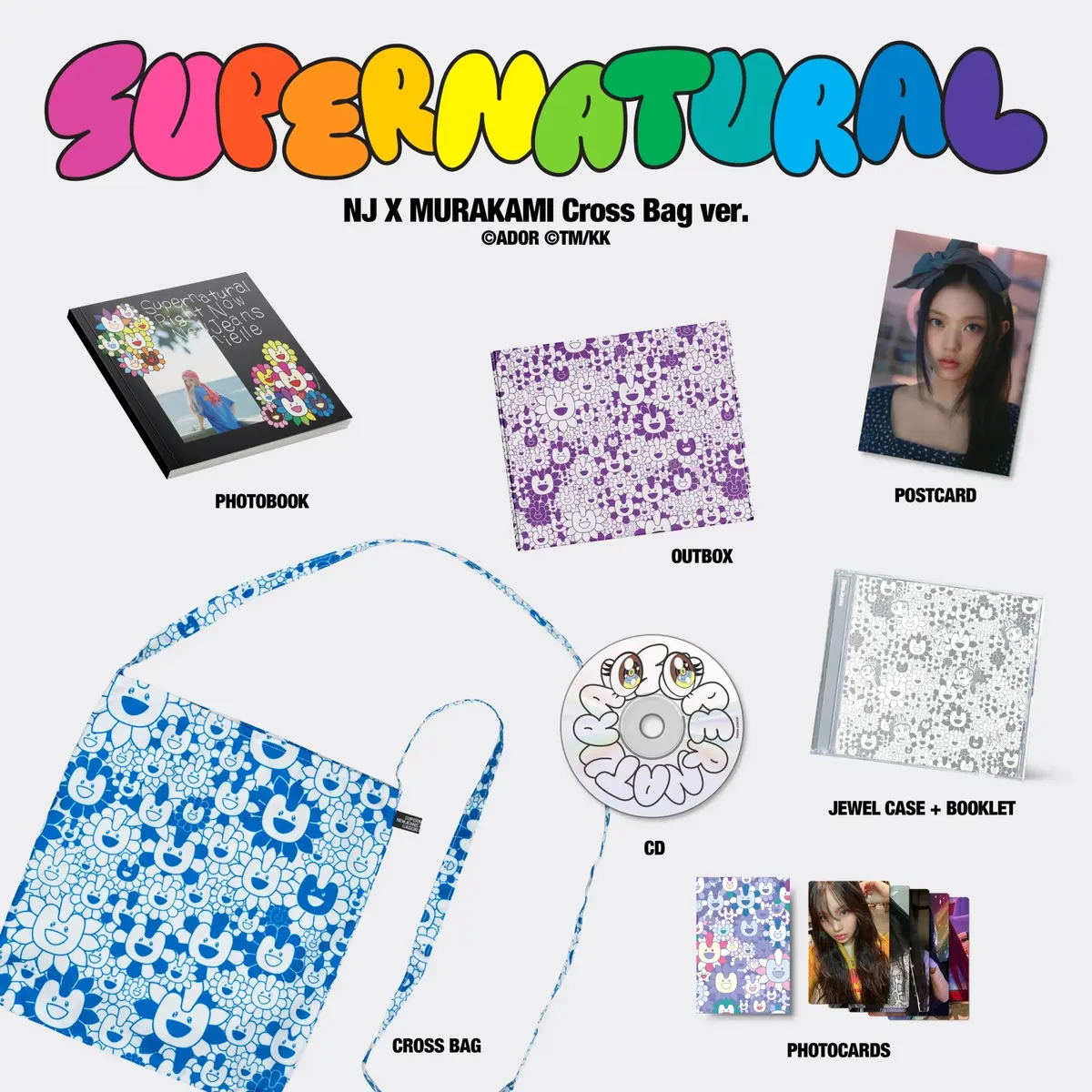 Supernatural JP Album (NJ X MURAKAMI Cross Bag ver.) Random ver.