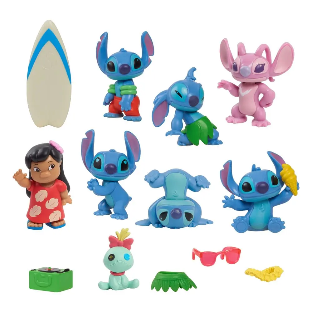 Stitch Deluxe Mini Figure Set 8-Pack