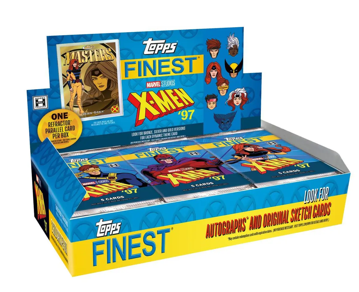 Topps Finest X-Men '97 Hobby Booster Display Boks