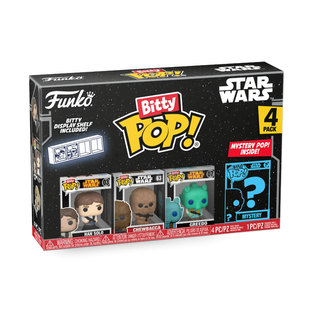 Han Solo Bitty POP! Vinyl Figure 4-Pack
