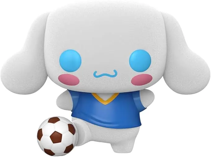 Cinnamoroll with Soccer Ball Flocked POP! Sanrio Vinyl Figure