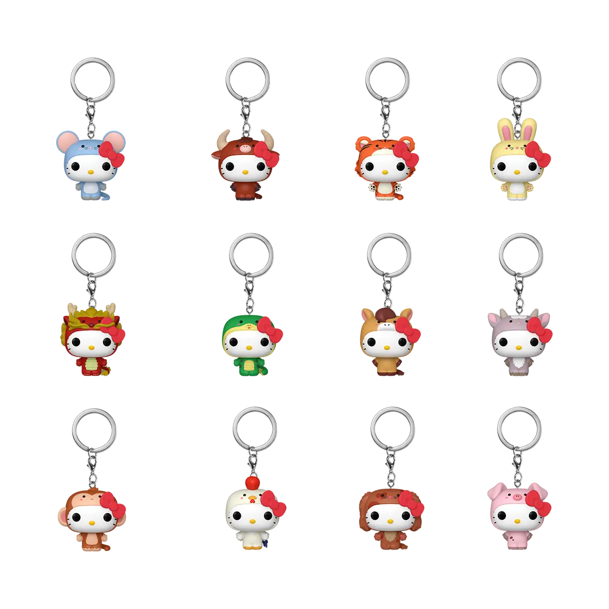 Hello Kitty Animals Pocket POP! Mystery Keychain