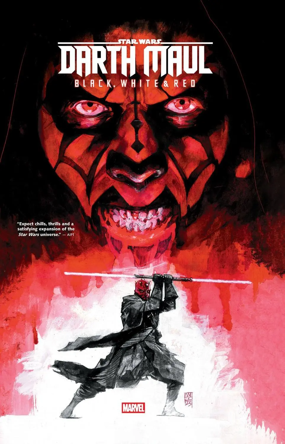 Star Wars Darth Maul Bw & Red Treasury Edition