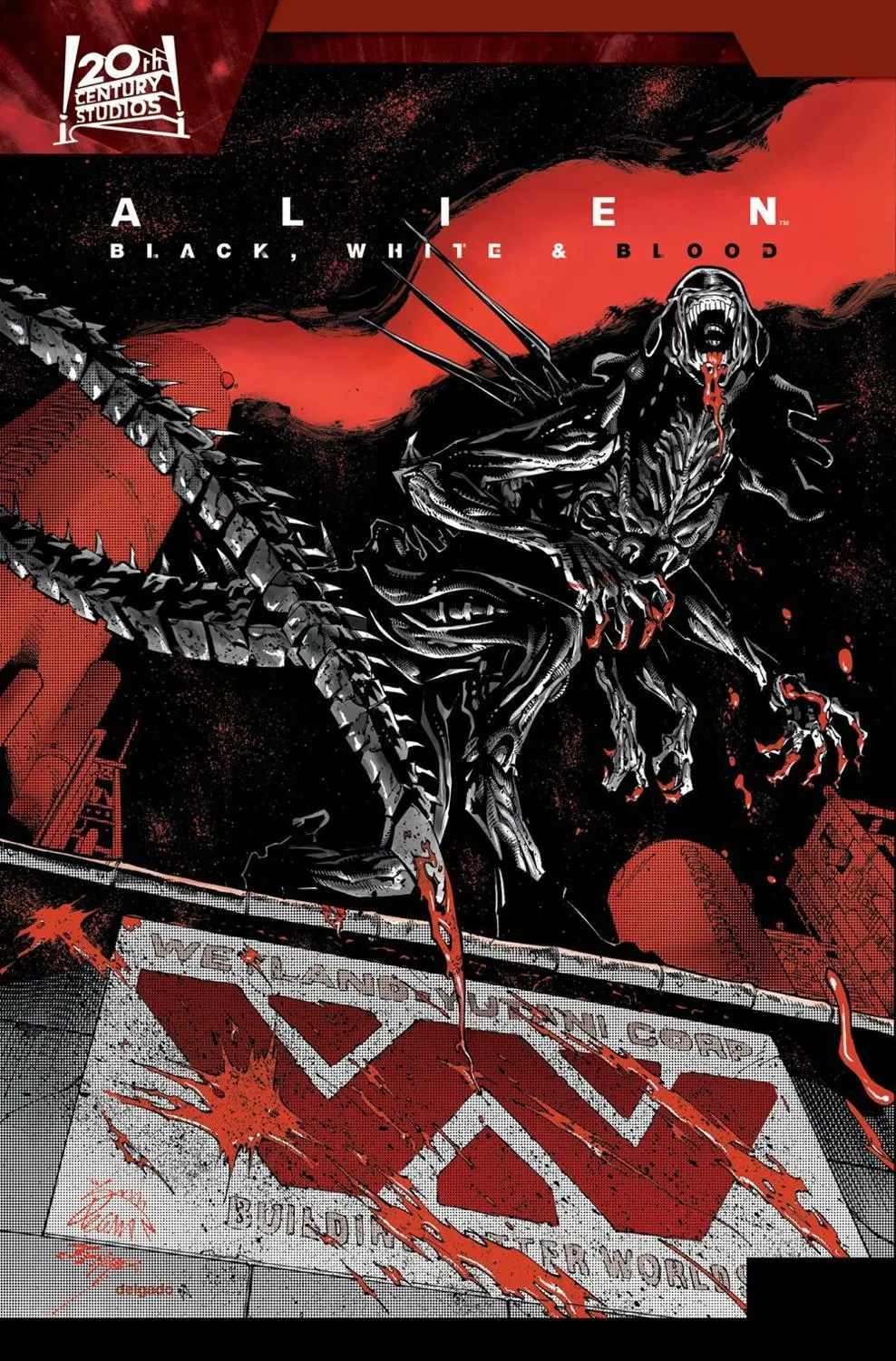 Alien Black White & Blood