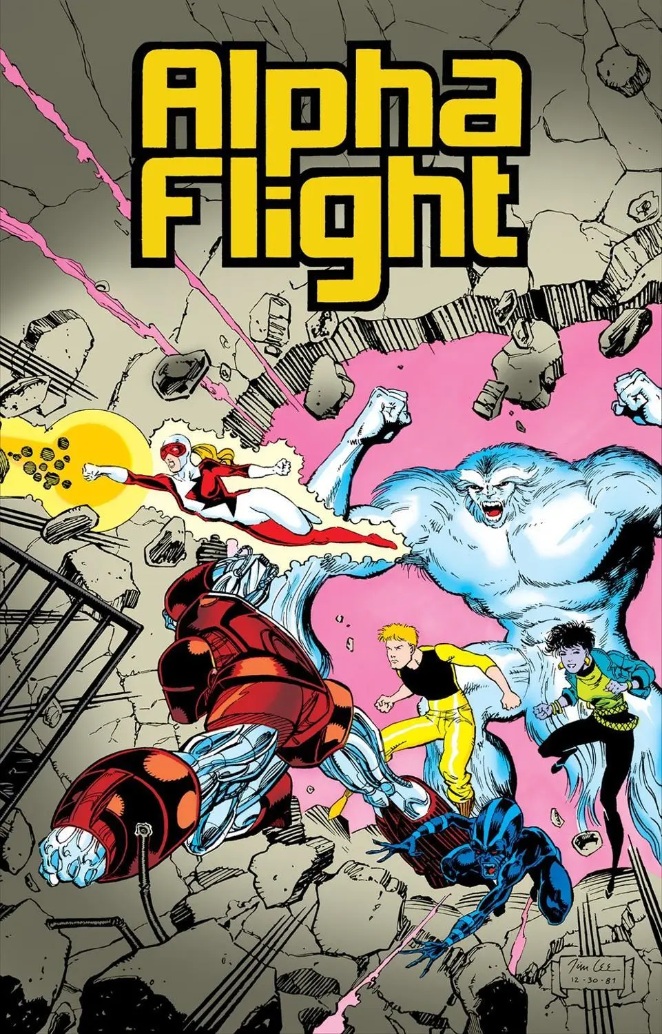 Alpha Flight By Mantlo & Lee Omnibus Jim Lee Cvr, Alpha Flight By Mantlo & Lee Omnibus Jim Lee Cvr