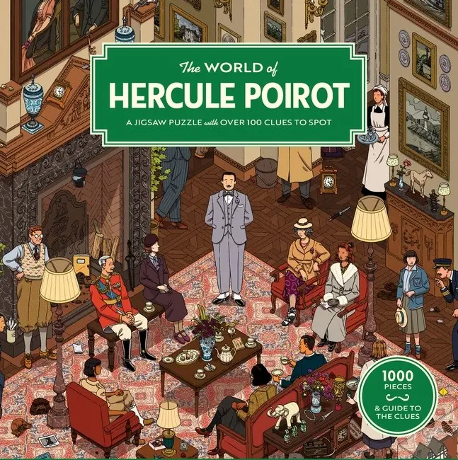 The World of Hercule Poirot: A 1000-piece jigsaw puzzle with over 100 clues to spot