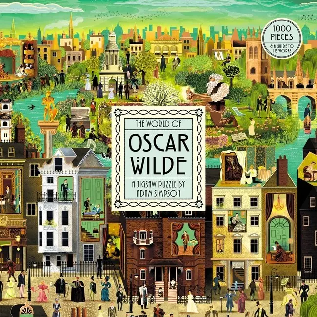 The World of Oscar Wilde: A 1000-piece jigsaw puzzle by Adam Simpson