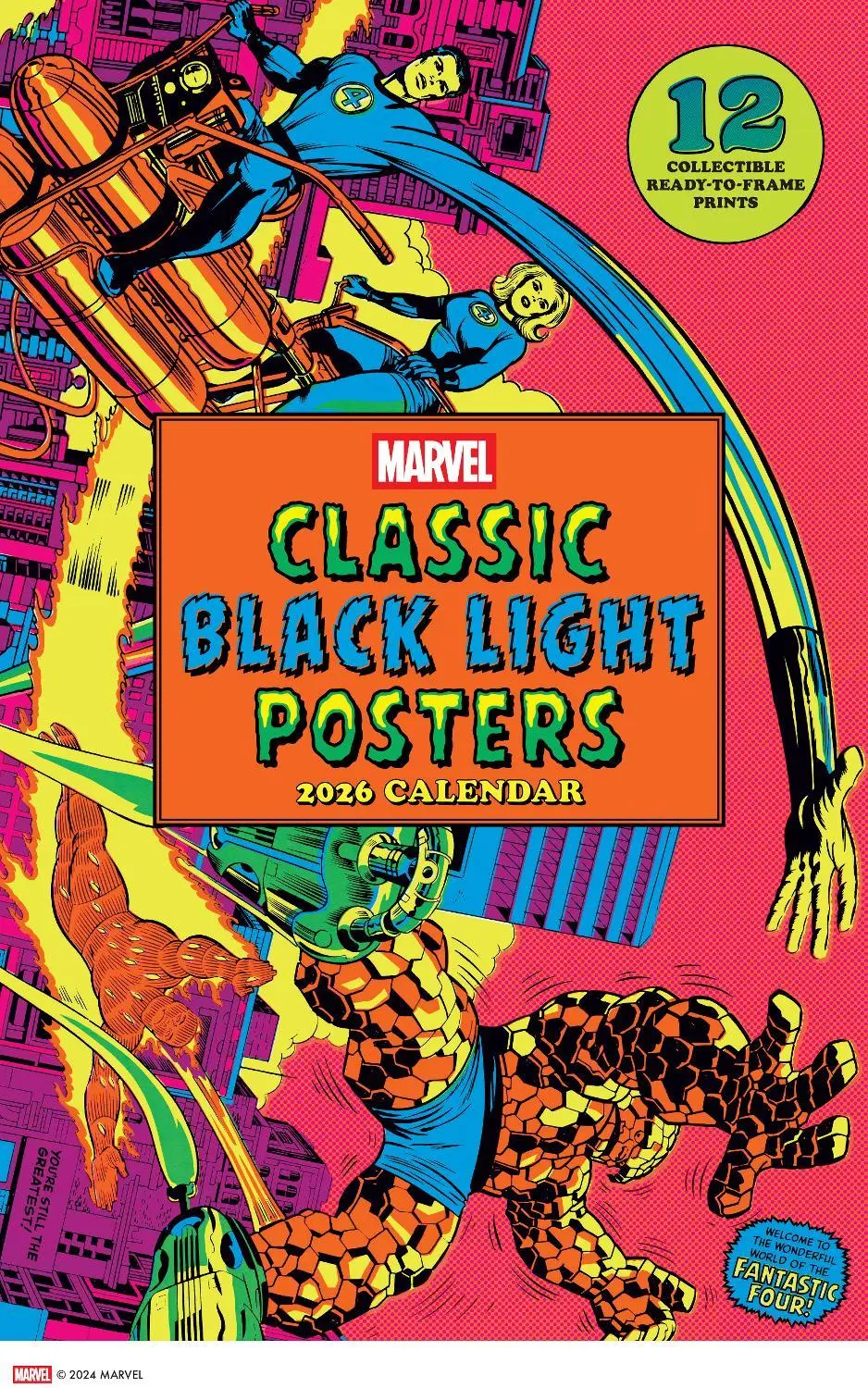Marvel Classic Black Light 2026 Poster Cal
