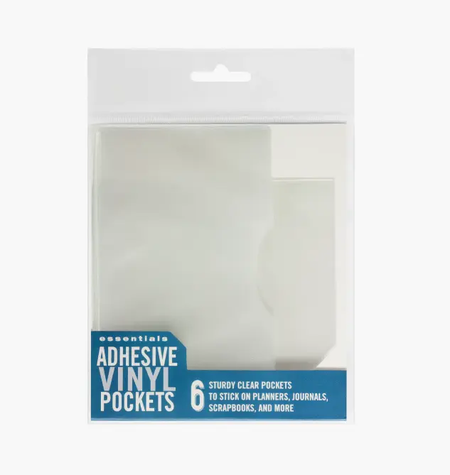 Adhesive Vinyl Pockets