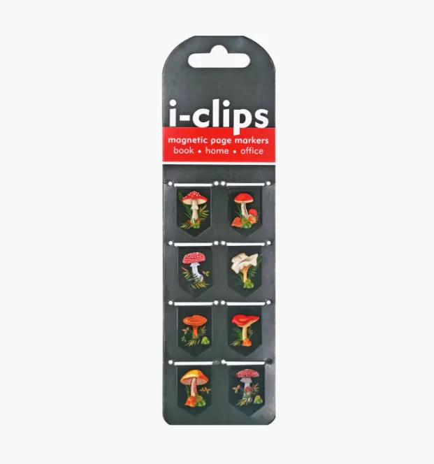 Mushrooms I-Clips Magnetic Page Markers