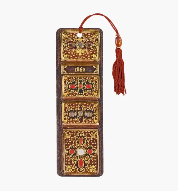 Antique Book Spine Bookmark