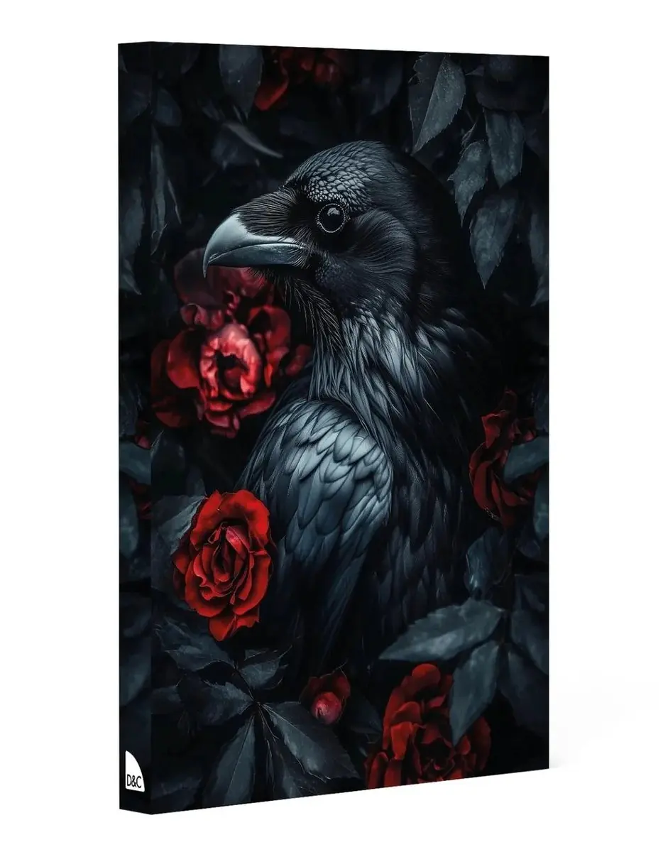 Raven and Roses Notebook: A Romantasy-Inspired Hardback Notebook for Writing, Journaling, and Creative Expression