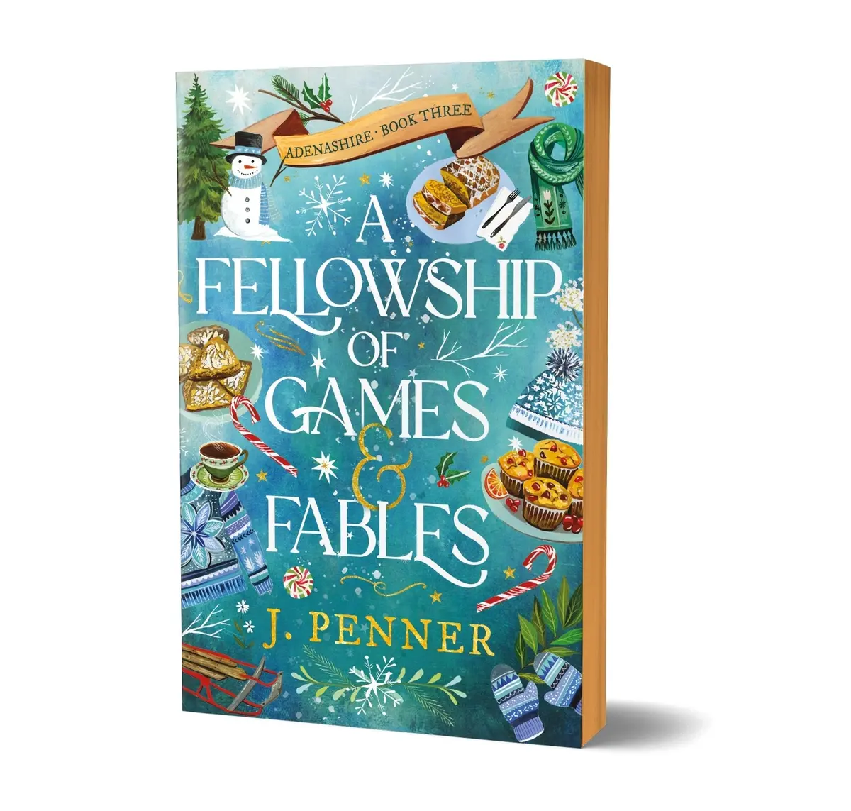 A Fellowship of Games & Fables: A Cosy Fantasy Fake Dating Romance (Adenashire Book 3)