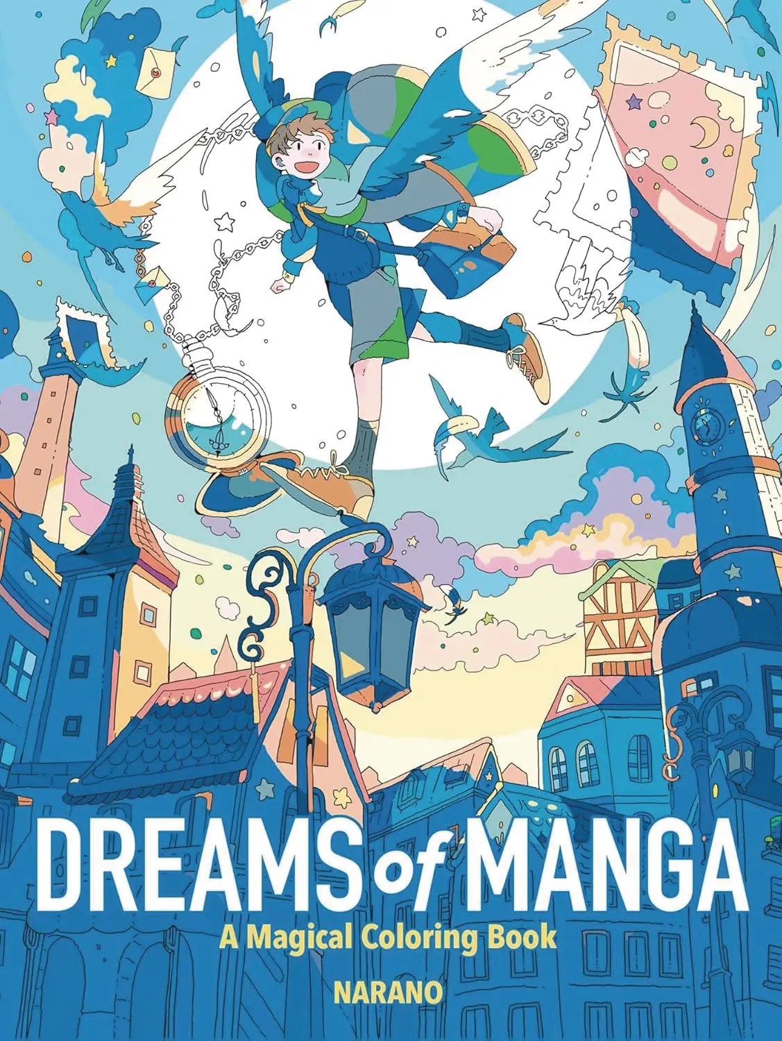Dreams of Manga Magical Coloring Book