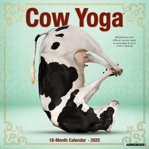 Cow Yoga 2026 Wall Calendar