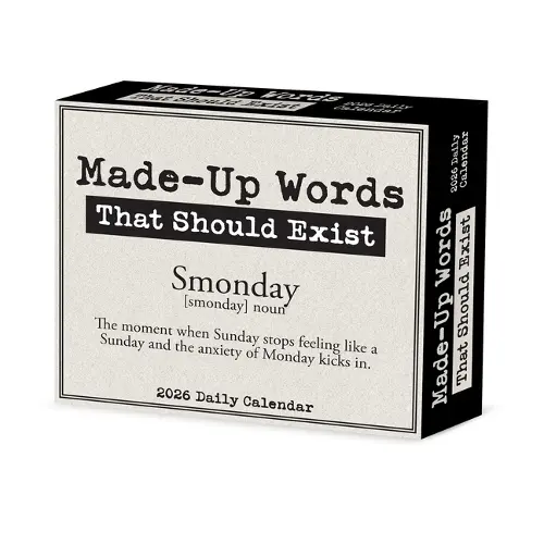 Made Up Words That Should Exist 2026 Box Calendar