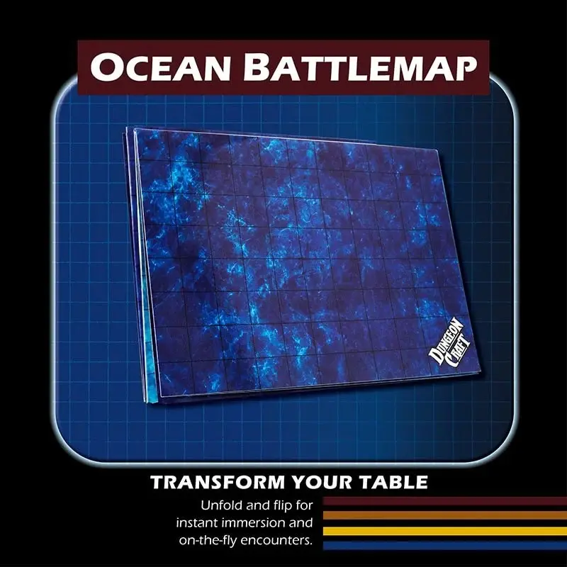Battle Map Ocean 1985 Games, Dungeon Craft