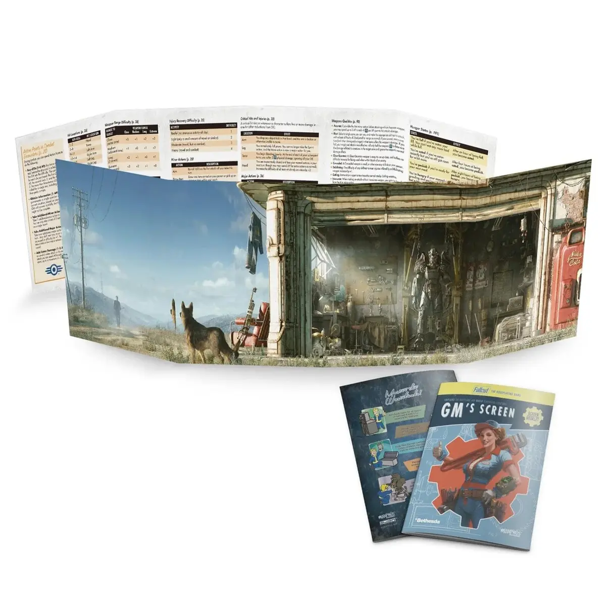 Fallout: The Roleplaying Game - GM Screen + Booklet + Flysheet