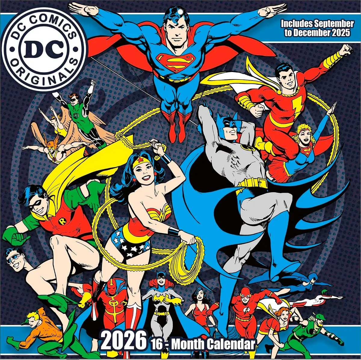 Dc Originals 2026 Square Calendar
