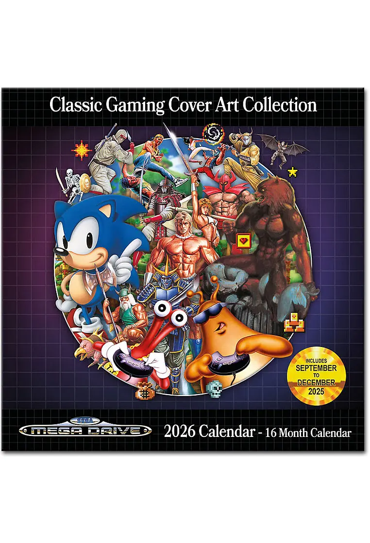 Sega 2026 Square Calendar