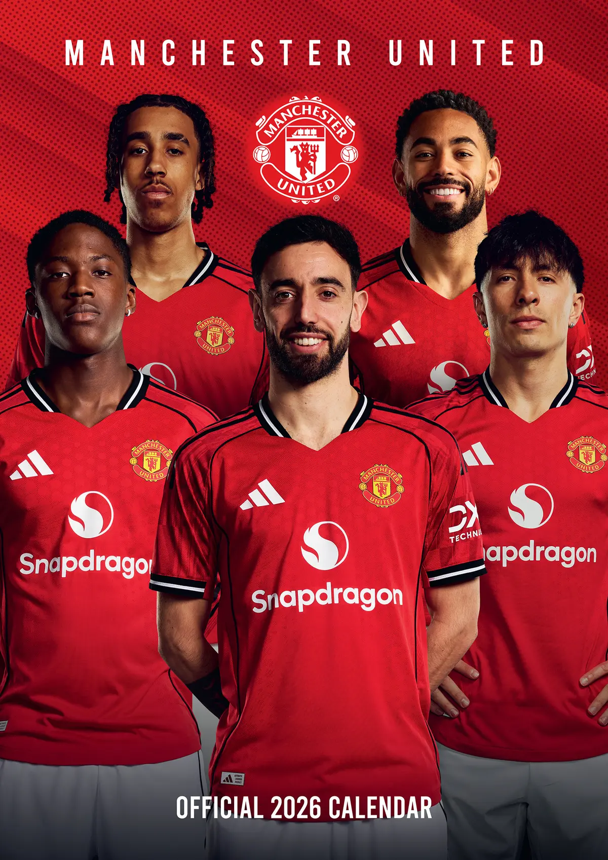 MANCHESTER UNITED FC 2026 A3 CALENDAR