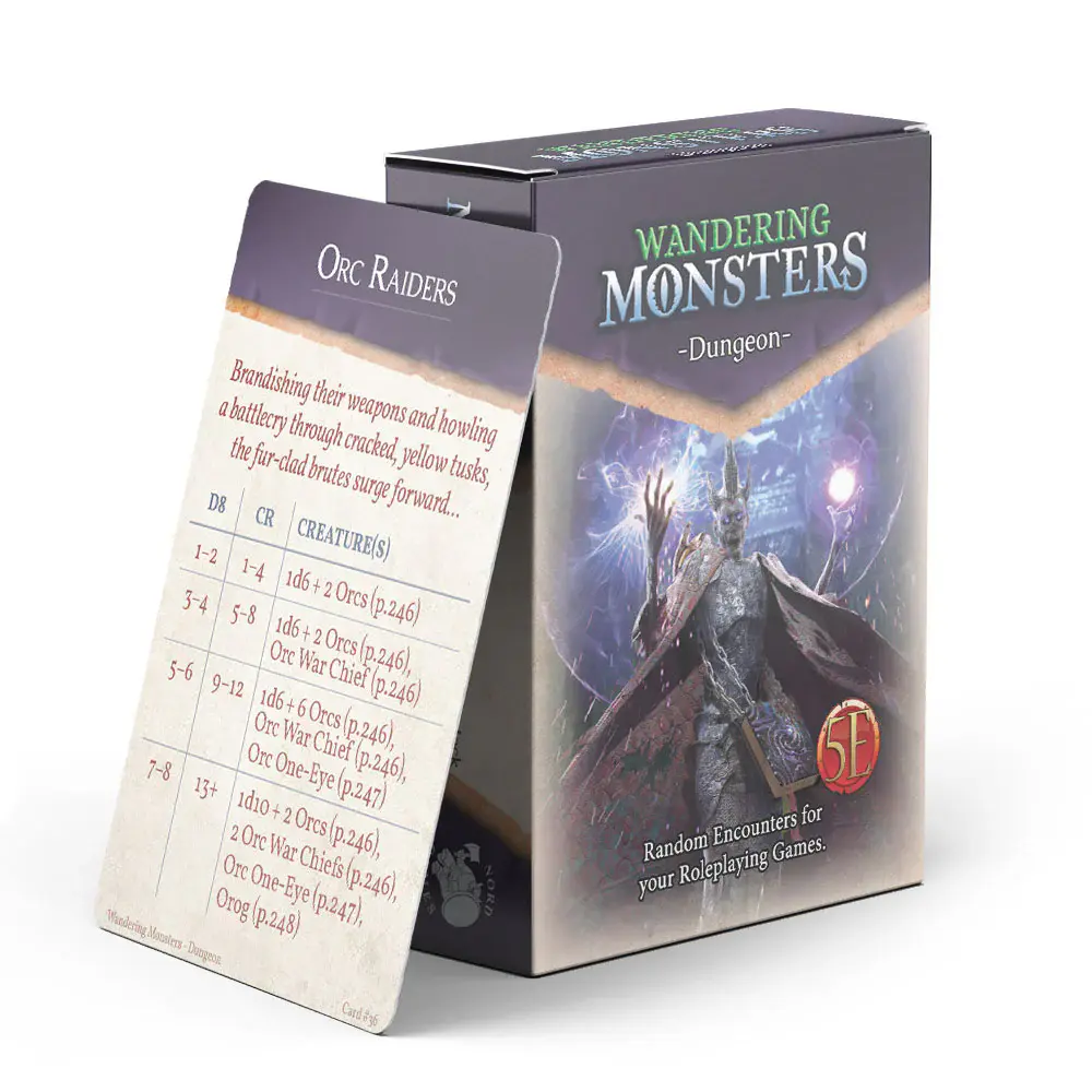 Wandering Monsters Dungeon Deck (52)