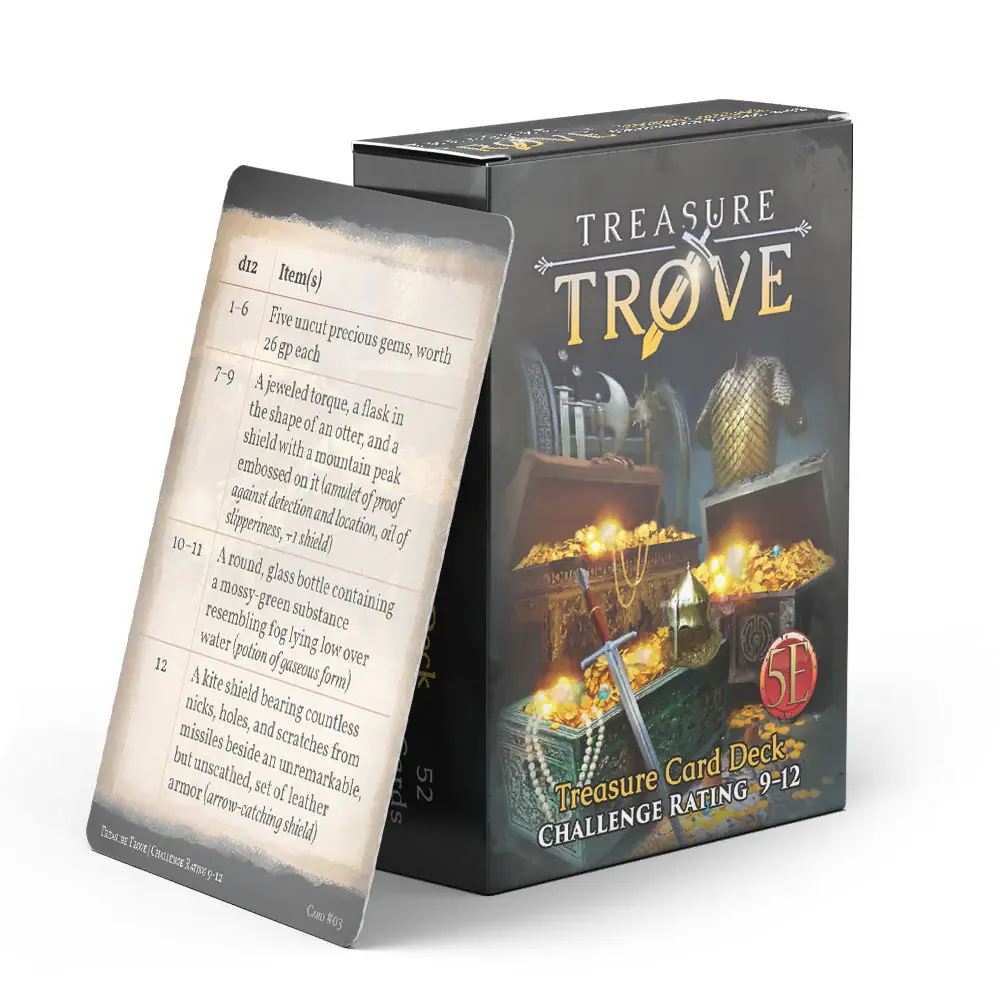 Treasure Trove CR 9-12 Deck (52)