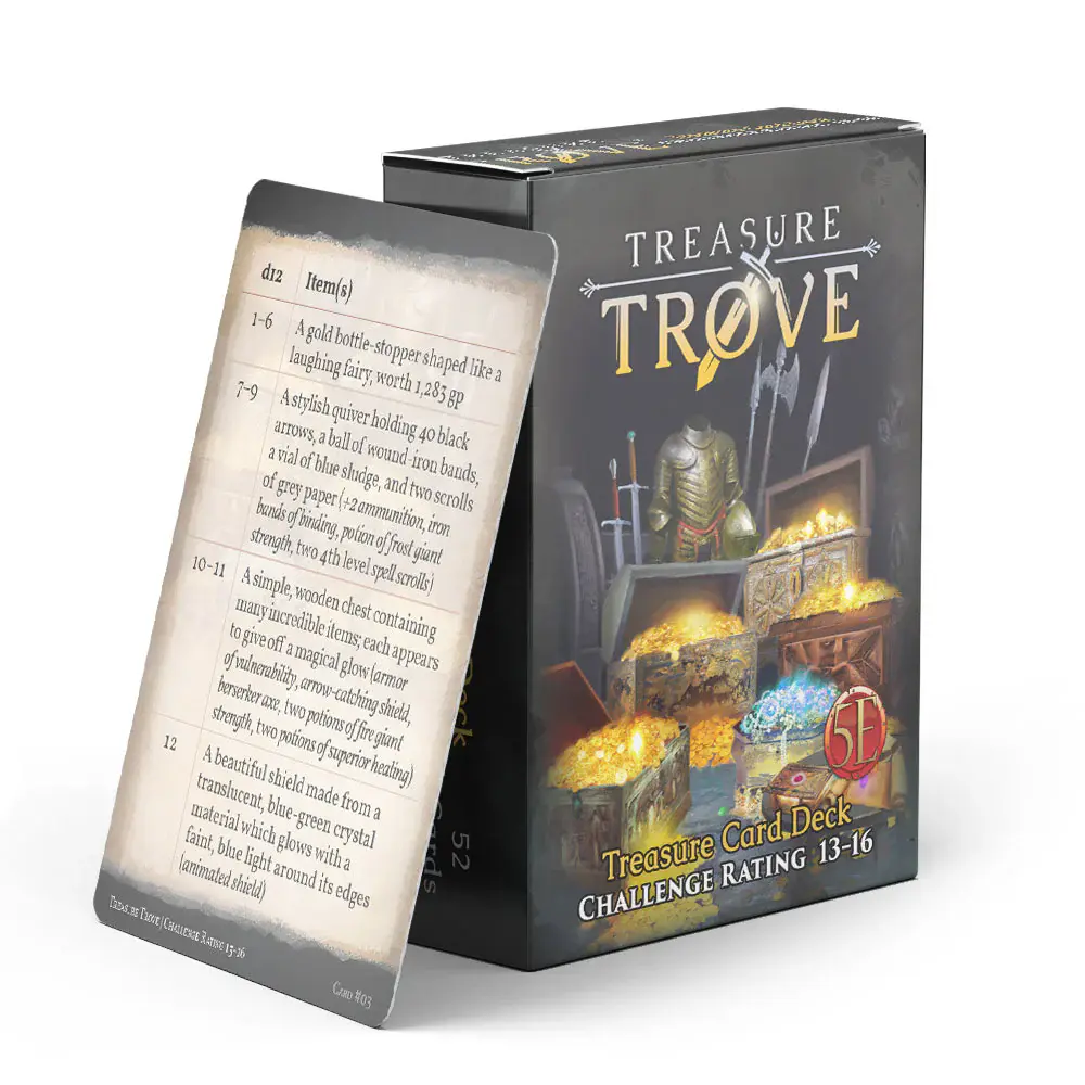 Treasure Trove CR 13-16 Deck (52)