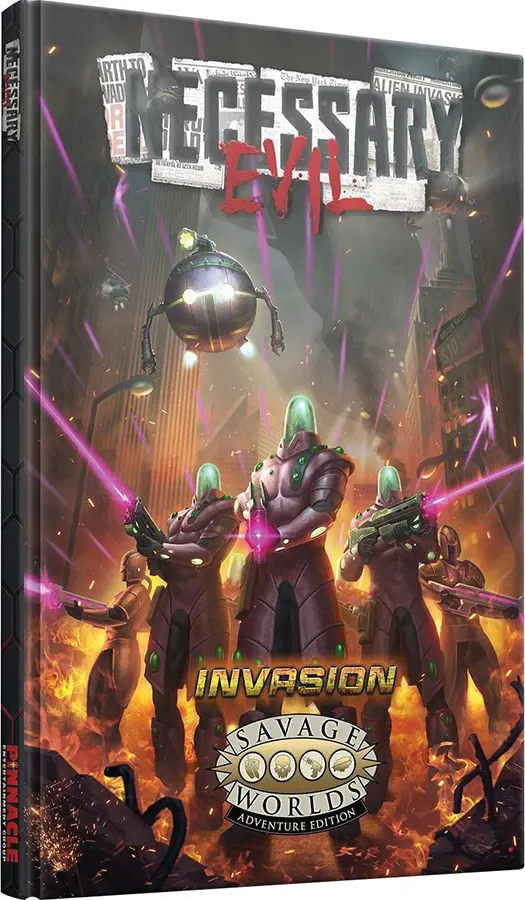 Invasion Revised Edition HC Necessary Evil RPG