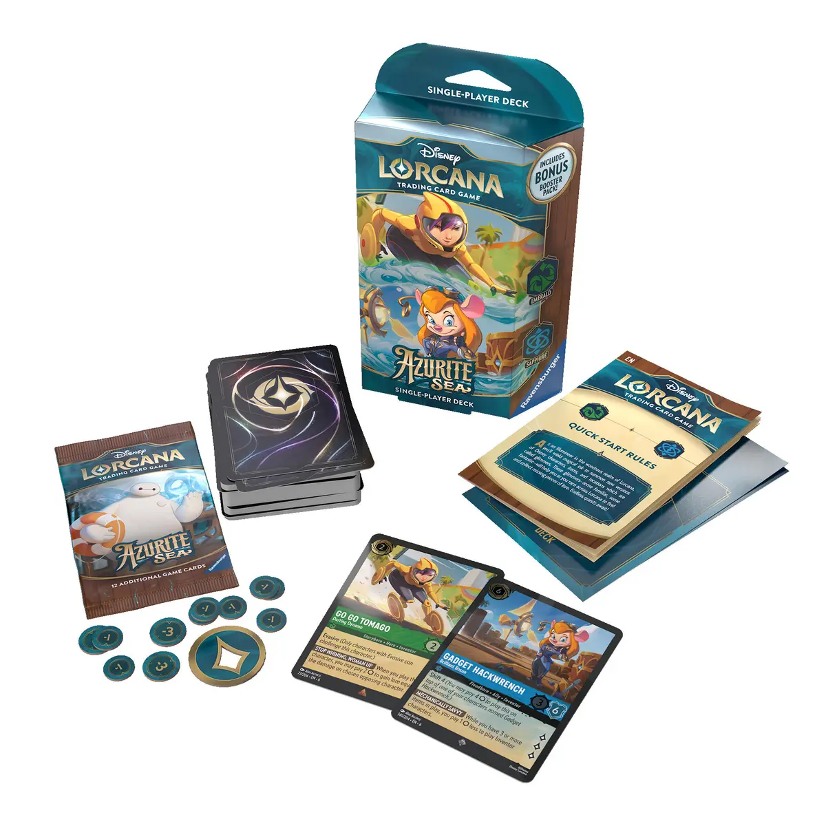 Azurite Sea Emerald & Sapphire (Gadget & Gogo) Starter Deck