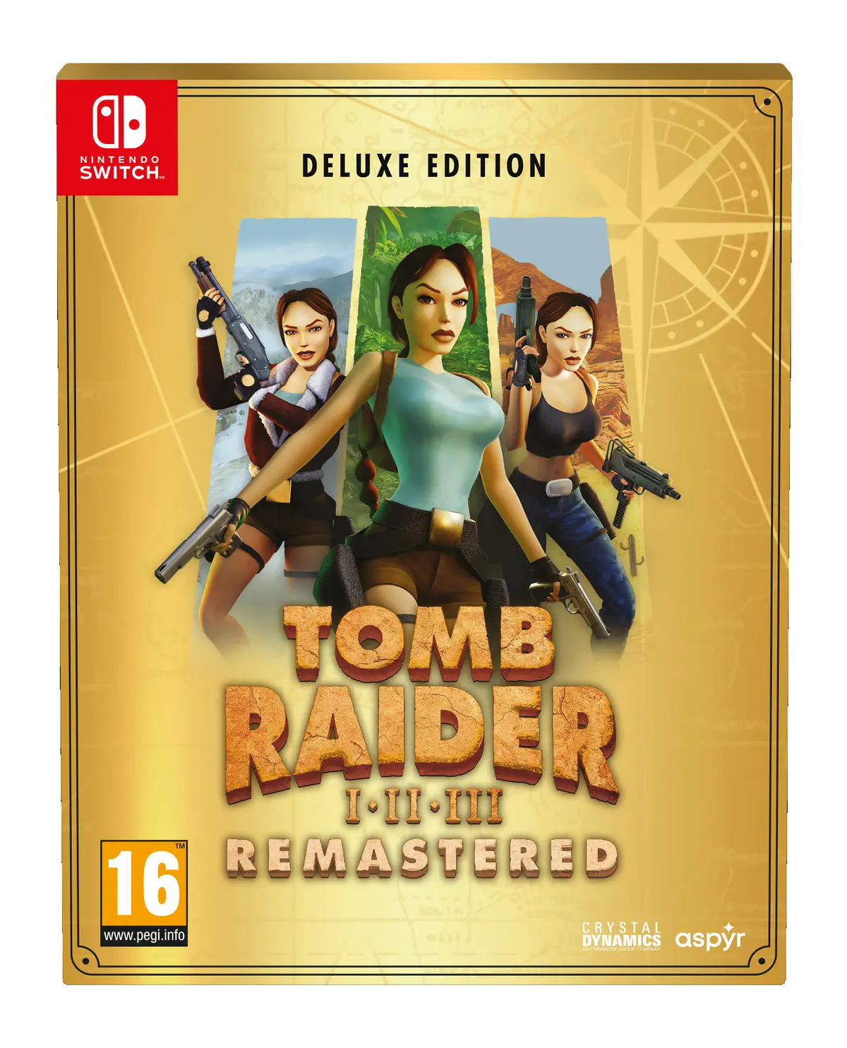 Tomb Raider I-III Remastered Deluxe Edition (Switch)