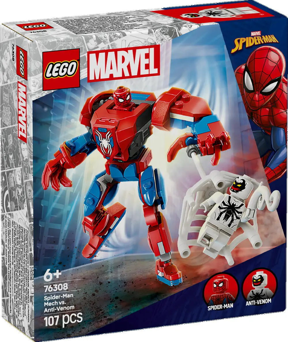 Spider-Man-robot mot Anti-Venom (76308)