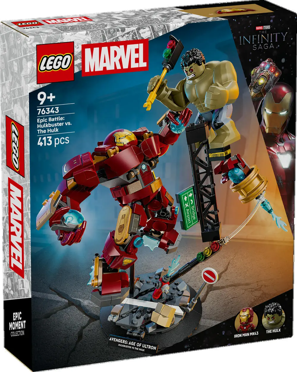 Episk oppgjør: Hulkbuster mot Hulk (76343)