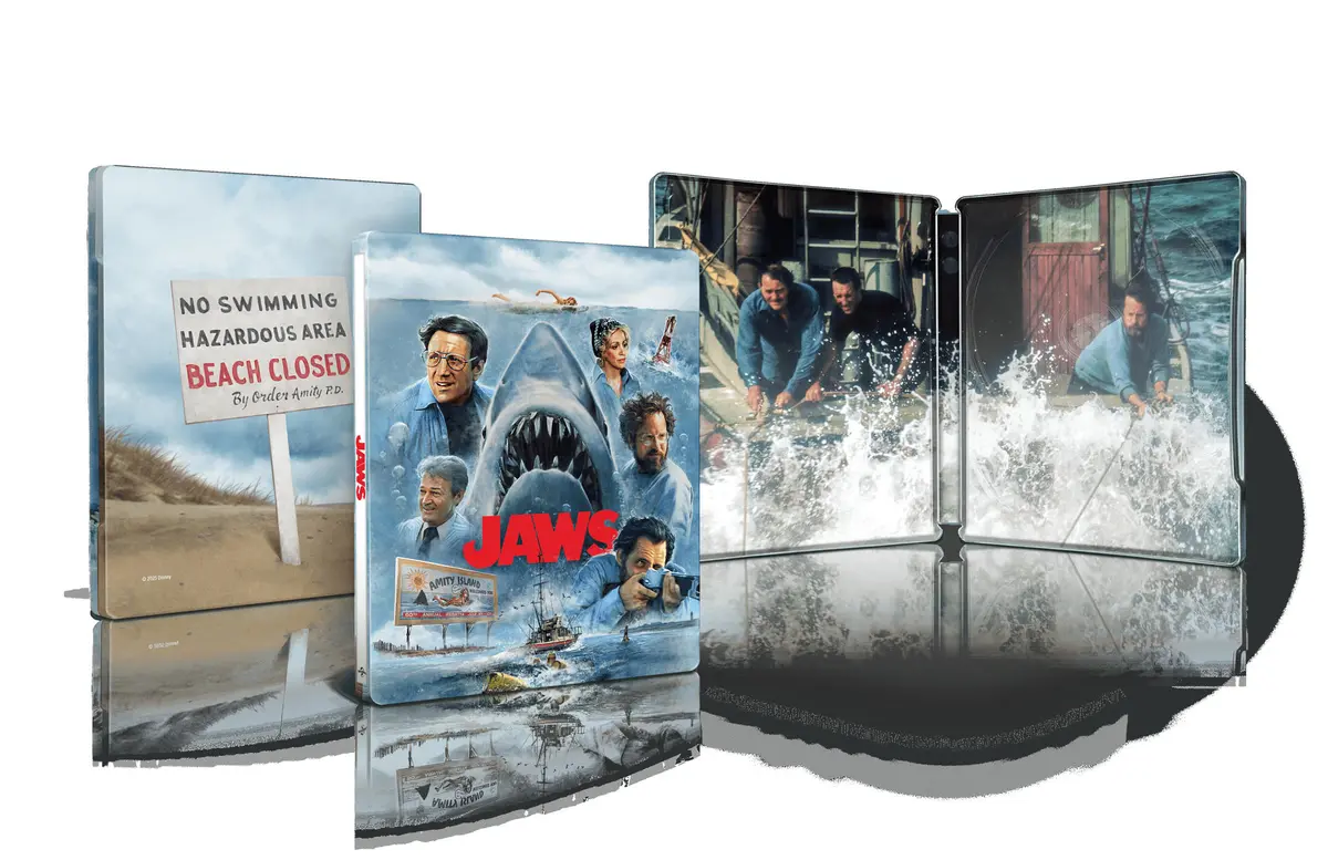 Jaws 50th Anniversary Steelbook (3 discs) (Blu-ray + 4K UHD)