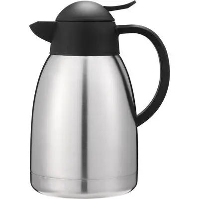 Destino termokanne, rustfritt stål/svart, 1,5 ltr.