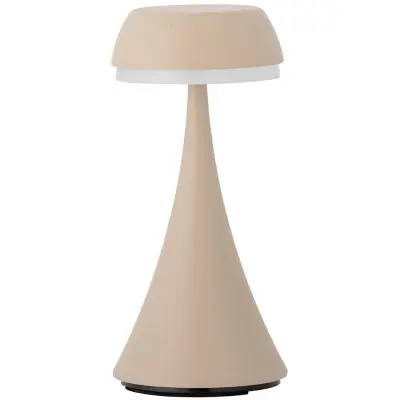 Pepple Portable Lampe, Genopladelig, Natur, Aluminium