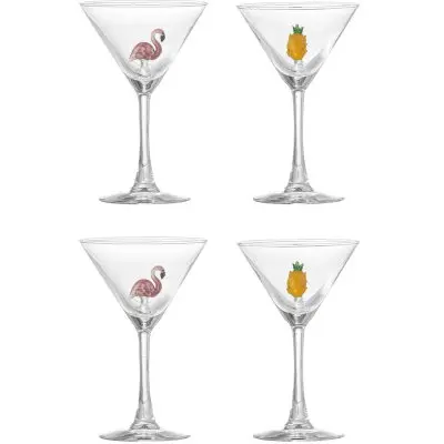 Misa Cocktail Glass, Multipack, Klar, Glass 4 stk