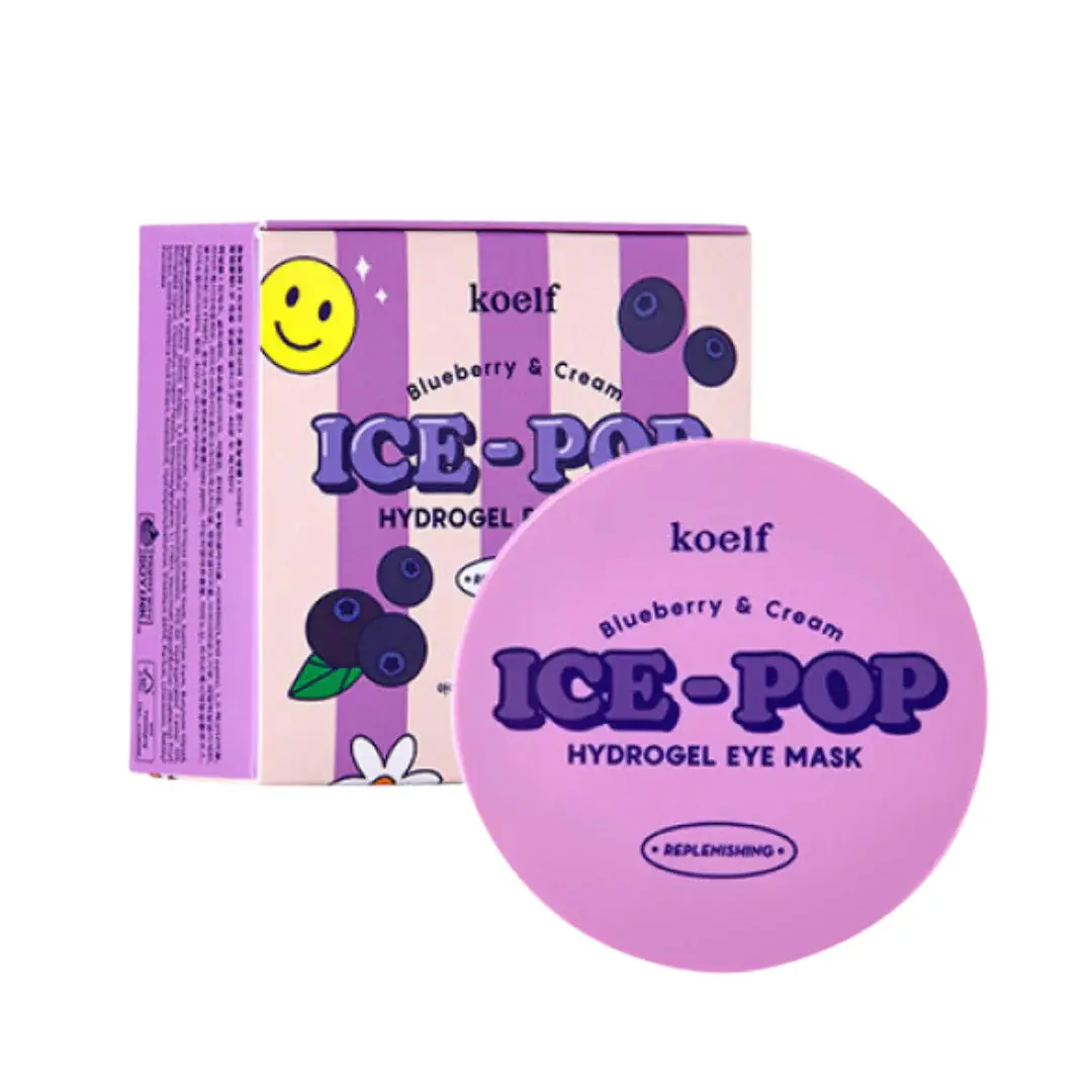koelf Blueberry & Cream Ice-Pop Hydrogel Eye Mask 60stk