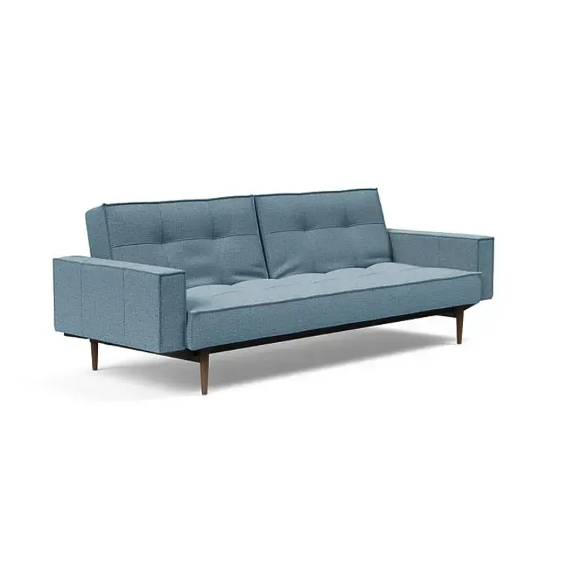 Sovesofa Splitback med Armlener & Mørk Styletto ben fra Innovation Living