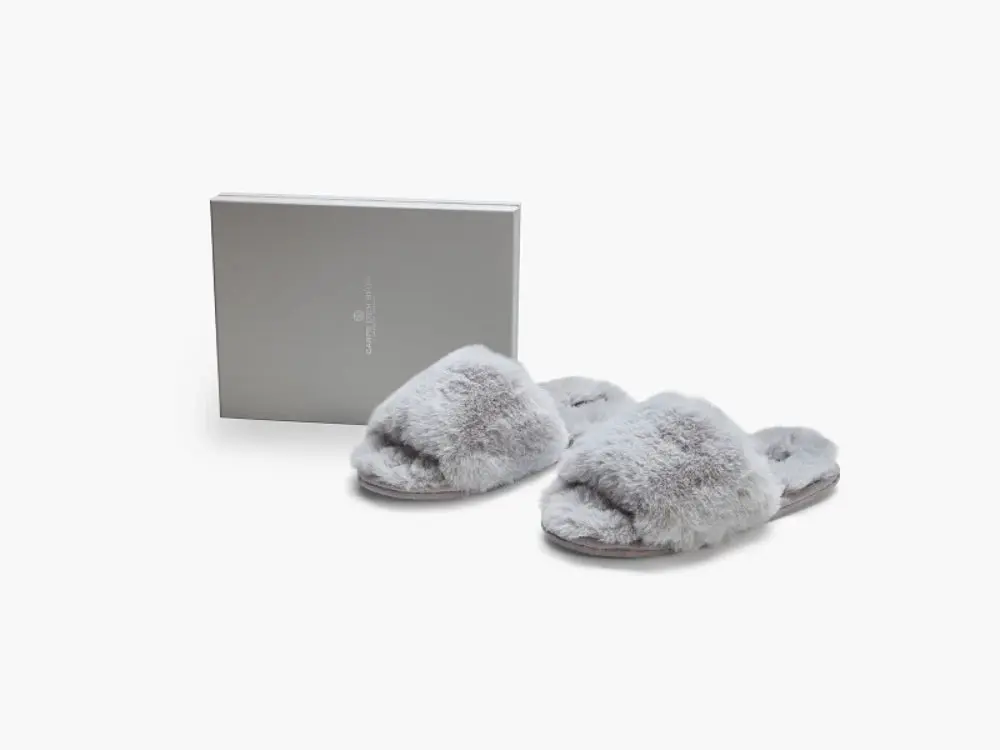 Fuskepels Tøfler fra Carpe Diem Beds